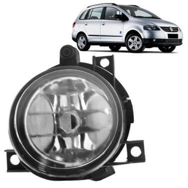 Imagem de Farol Milha Auxiliar Spacefox 2006 2007 2008 2009 Lente Lisa Vidro - A