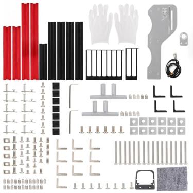 Imagem de RiToEasysports ATX MATX/ ITX Abrir Rack de Chassi da Estrutura de Alumínio, Estrutura Vertical Estável, Boa Dissipação de Calor, Caixa da Placa -mãe (Vermelho)