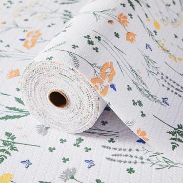 Imagem de Beautysaid Forro de prateleira e gaveta para armário de cozinha, papel antiderrapante antiderrapante à prova d'água lavável engrossado para cômoda prateleira de despensa forro protetor de banheiro