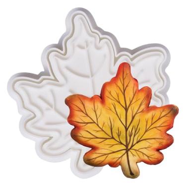 Imagem de Flycalf Cortador de biscoito de outono de ação de graças com carimbos de êmbolo, acessórios de panificação PLA, moldes de cortar, presentes para crianças, decoração de festa, 8,9 cm, utensílios para