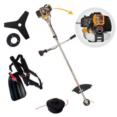 Imagem de Roçadeira Cortador Grama 33cc a Gasolina Partida Manual Bf 33sb 2t 1,2cv Buffalo
