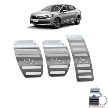 Imagem de Pedaleira Citroen C4 Lounge Manual Todos Os Modelos Aço Inox