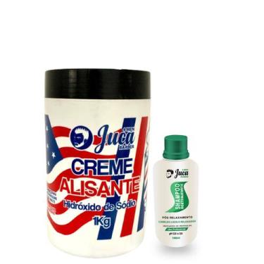 Imagem de Alisante Americano Black 1kg + Shampoo Neutralizante 100ml - Juca Cosm