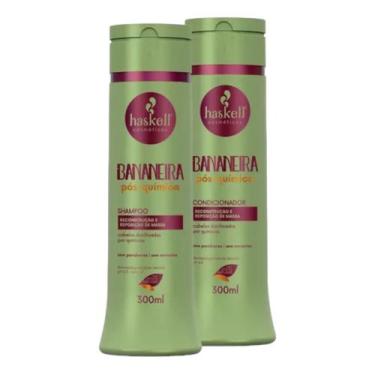 Imagem de Kit Shampoo Condicionador Bananeira Pós-química 300 Haskell