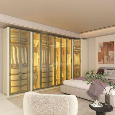 Imagem de Modulado com 9 Portas 339,2cm X 240cm 100% Mdf Innova Off White