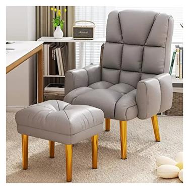 Imagem de UISLA Poltrona reclinável de sofá acolchoado para poltrona, moderno, clube, poltrona, sala de estar, quarto