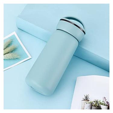 Imagem de Garrafa de vácuo de aço inoxidável 316 caneca de viagem portátil Thermocup com filtro de chá café copo de água isolado (cor: D) (C)