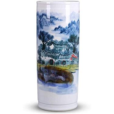 Imagem de Vaso Grave Porcelana Chinesa Decoração de Casa Ornamento Artesanato Tradicional Grande Diferente Cerâmica Flor Cerâmica para Flores (Cor: B)