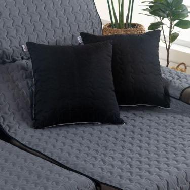 Imagem de Kit 3 Pçs Capa Protetora de Sofá Retrátil Assento 2,40m Shield Dupla F