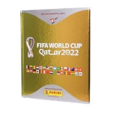 Imagem de Álbum de Figurinhas Capa Dura Ouro Copa do Mundo Qatar 2022 Panini