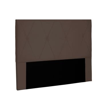 Imagem de Cabeceira Aquilla Para Cama Box King 195 cm Suede Café - D'Rossi
