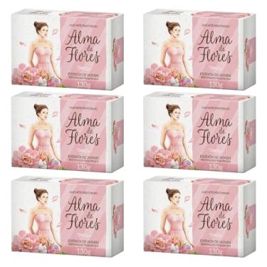 Imagem de Kit 6 Sabonete Alma de Flores Jasmim 130g