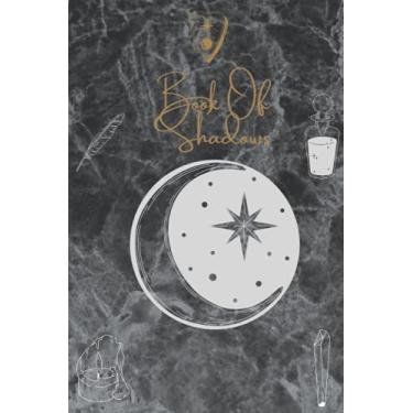Imagem de Book of Shadows five elements notebook: Five Elements black 6x9 lined notebook or Grimoire for Wiccans, pagans, witches, druids, mages, for notes, spells, diary, journal and more