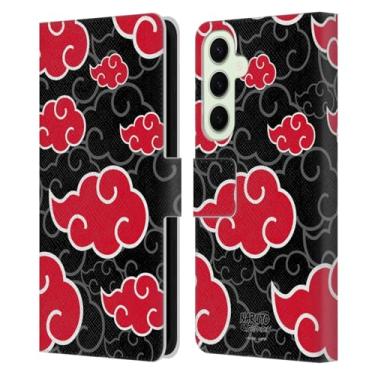 Imagem de Head Case Designs Capa carteira de couro icônica oficialmente licenciada Naruto Shippuden Akatsuki compatível com Samsung Galaxy S25+