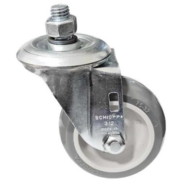 Imagem de Kit Rodízio 312 Parafuso Giratório 4 Un - SCHIOPPA