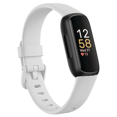 Imagem de Pulseira esportiva de silicone macio compatível com Fitbit Inspire 3 para homens e mulheres