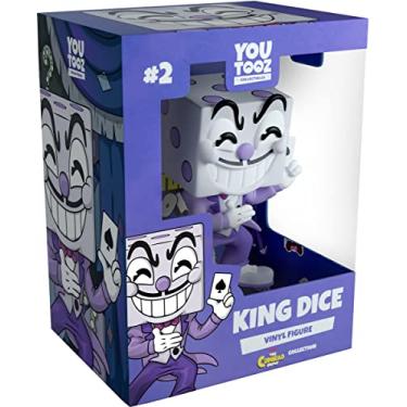 Imagem de Boneco de vinil Youtooz Cuphead King Dice, colecionável de 11,4 cm Cuphead King Dice do programa Cuphead Netflix, da Youtooz Cuphead Collection