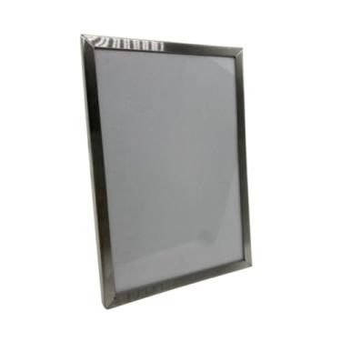 Imagem de Porta Retrato, Dourado Ou Prata Metal Brilhante Sala, Quarto Escritório(10x15cm)(01UN PRATA METAL)