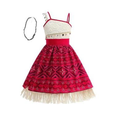 Imagem de Vestido De Cosplay Da Princesa Vaiana De Moana 2 Aventura No Oceano Pa