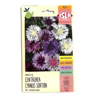 Imagem de Centáurea Cyanus Sortido - 300mg de Sementes - ISLA Sementes