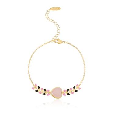 Imagem de Montana West Wrangler Pulseira feminina banhada a ouro 14 K Country Natural Stone Cowgirl Boho Jewelry 18 cm com extensor de 5 cm, 6.5 " - 7.5 ", Cobre, Sem Pedra Preciosa