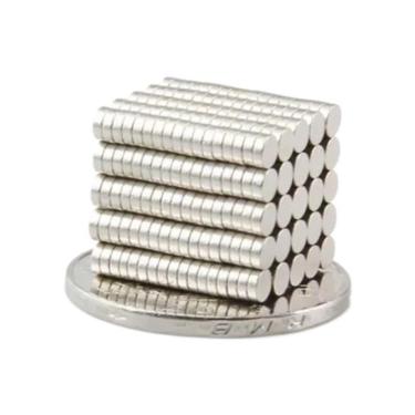 Imagem de Kit Com 100 Peças Ímã De Neodímio 3X1Mm Forte N35 Redondo