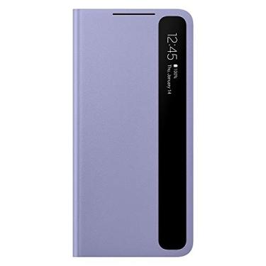 Imagem de Capa Original Samsung Clear View Galaxy S21 Plus 6.7 pol G996 Cor:Violeta
