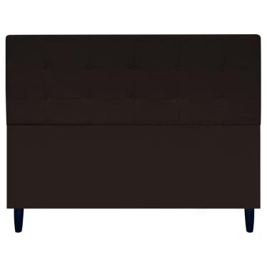 Imagem de Cabeceira Para Cama Queen 160 Cm Ivy Suede Marrom Suede