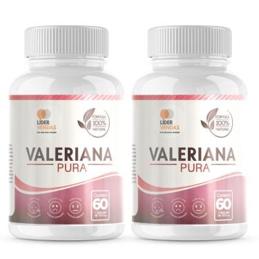 Imagem de Valeriana Em Cápsulas - 60 Cápsulas De 500mg | 2 Potes Sono Tranquilo E Relaxamento Natural