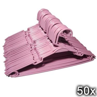 Imagem de Kit 50 Cabide Infantil Reforçado Roupa Criança Bebê 30cm - Emporio CTZ