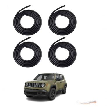 Imagem de Kit 4 Pçs Borrachas Da Porta Renegade Após 15 [f103]