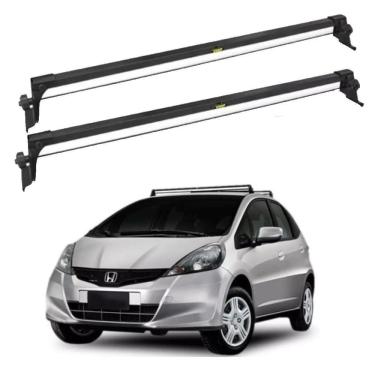 Imagem de Rack De Teto Honda Fit 2011 12 13 Fixado No Friso