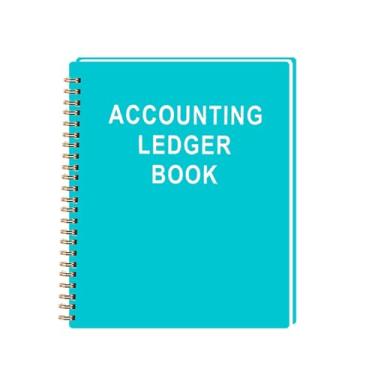 Imagem de Livro contábil, registros de cheques para talão de cheques pessoais, 21,6 cm × 16,5 cm, registros de transações contábeis em branco para banco pessoal ou comercial, conta econômica, cartão de depósito