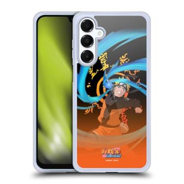 Imagem de Head Case Designs Capa de gel artística de personagem Naruto Shippuden Naruto Uzumaki oficialmente licenciada [proteção de grau militar] compatível com Samsung Galaxy A16 5G e compatível com MagSafe