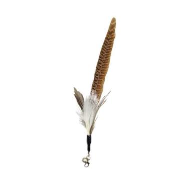 Imagem de Recargas de varinha Feather Cat Teaser – Cabeças inspiradas em pássaros naturais, acessórios de brinquedo de gato para brincadeiras interativas (pacote com 5) (Ref)
