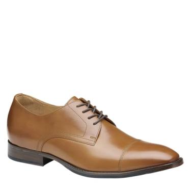 Imagem de Johnston & Murphy Sapato Oxford masculino Richland, Bronze de grão integral, 44
