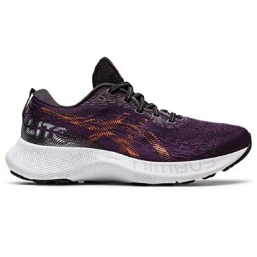 Imagem de ASICS Tênis de corrida feminino Gel-Nimbus LITE 3, Sombra noturna/laranja nova, 9
