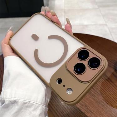 Imagem de Capa transparente com proteção para câmera para iPhone 16 15 14 13 12 Pro Max Plus Air Matte, Dourado Deserto, para iPhone 13 Pro