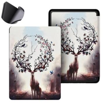 Imagem de Yzlvigrous Capa para Kindle Paperwhite 12th/Coloroft Signature Edition 1ª Geração 2024, Tampa Traseira de TPU Macia de 7 Polegadas com Sono/despertar Automático, Modelo: SA569P/SA568B/SA59CP