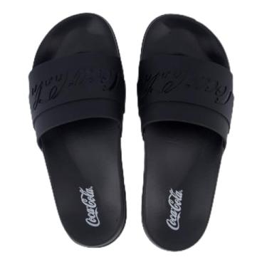 Imagem de Chinelo Coca Cola Injetado Slide Elevate Preto 37-38