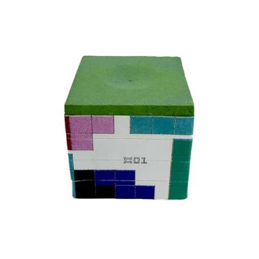 Imagem de THXLCON Giz de taco de bilhar feito à mão na Finlândia (clube, verde, 1 peça)