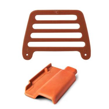 Imagem de Passarinheira Telha Tipo Duplan Cor Marrom Vazada 50 unid - BW Plástic