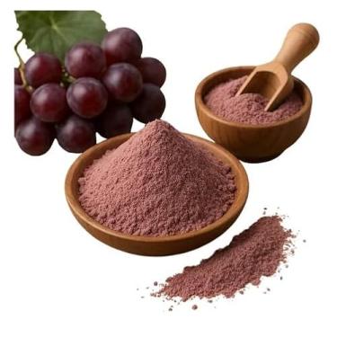 Imagem de Farinha de Uva Pura – Rica em Antioxidantes, Fibras Naturais e Polifenóis | Ideal para Receitas Funcionais, Pães, Bolos e Shakes | Produto 100% Natural (Pacote 1 kg)