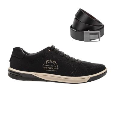 Imagem de Kit Sapatênis Pegada Fibertech + Cinto