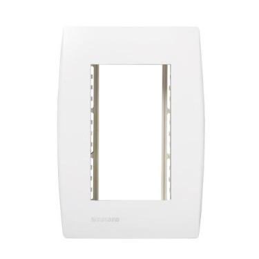 Imagem de Placa 4X2 3 Modulos Soprano Siemens Ilus Com Suporte