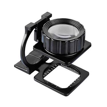 Imagem de uhyOHF Lupa, lupa de mesa com LED para luz de leitura, lupa de cabeça portátil iluminada e iluminada para idosos, moedas, joias, 10x lupa de artesanato (