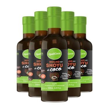 Imagem de Kit 5 Shoyu de coco Qualicôco 250ml