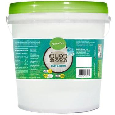 Imagem de Óleo de Coco Sem Sabor Qualicoco 3 litros virgem - Qualicôco