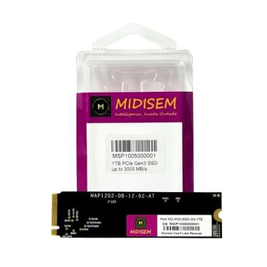 Imagem de Midisem SSD M.2 PCIe 3.0 NVMe de 1 TB | Leitura/gravação de até 3500/3000 MB/s | Cache DRAM e TLC NAND 3D | Unidade de estado sólido interna | Compatível com laptops e desktops | Garantia de 5 anos