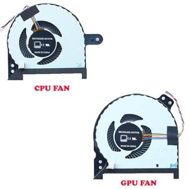Imagem de Ventoinha para CPU/GPU de notebook GTX1060TI para Gigabyte SabrePro 15 / SabrePro 15-W8 / SabrePro 15 GTX1060TI